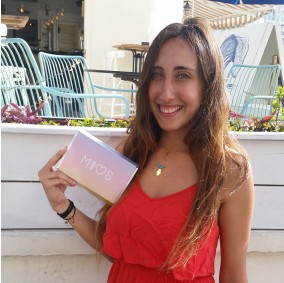 שרשרת חריטה חמסה וטורקיזים 